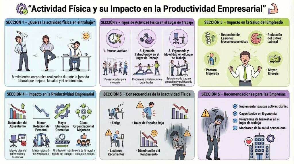 actividad física y productividad laboral